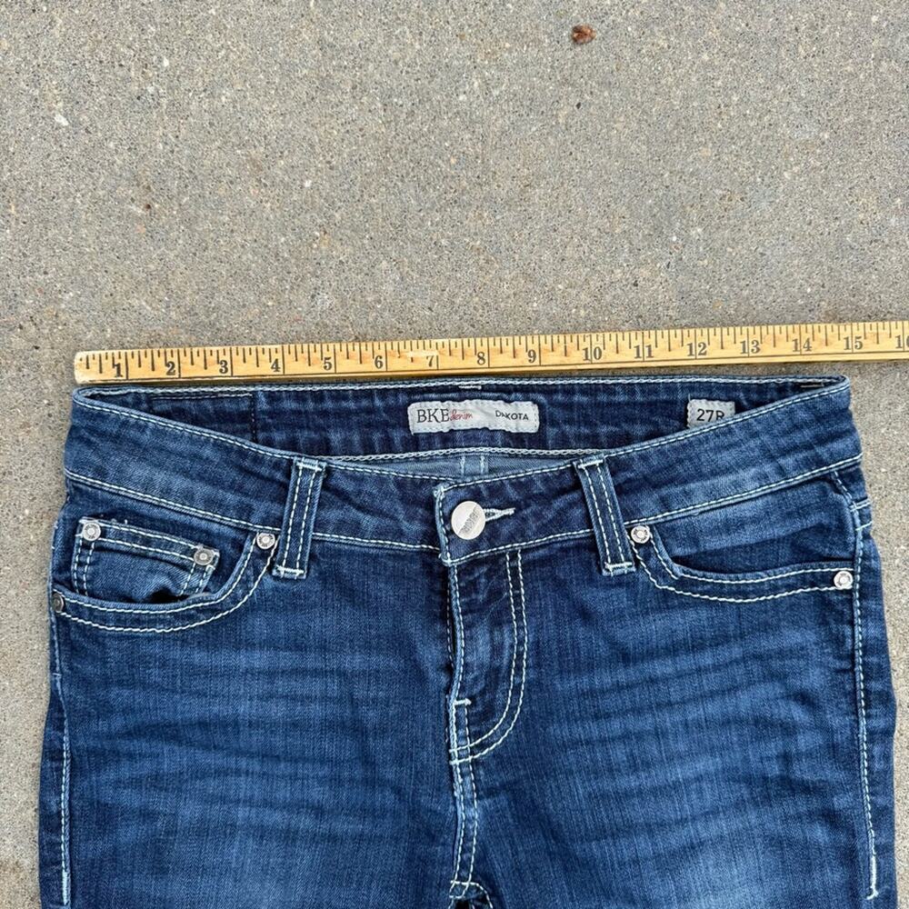 Buckle BKE Dakota 27R skinny Stretch Blue Jeans BKC1230R - Picture 7 of 9
